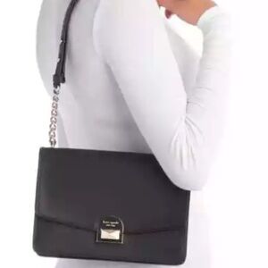 Kate Spade Black Leather Shoulder Bag